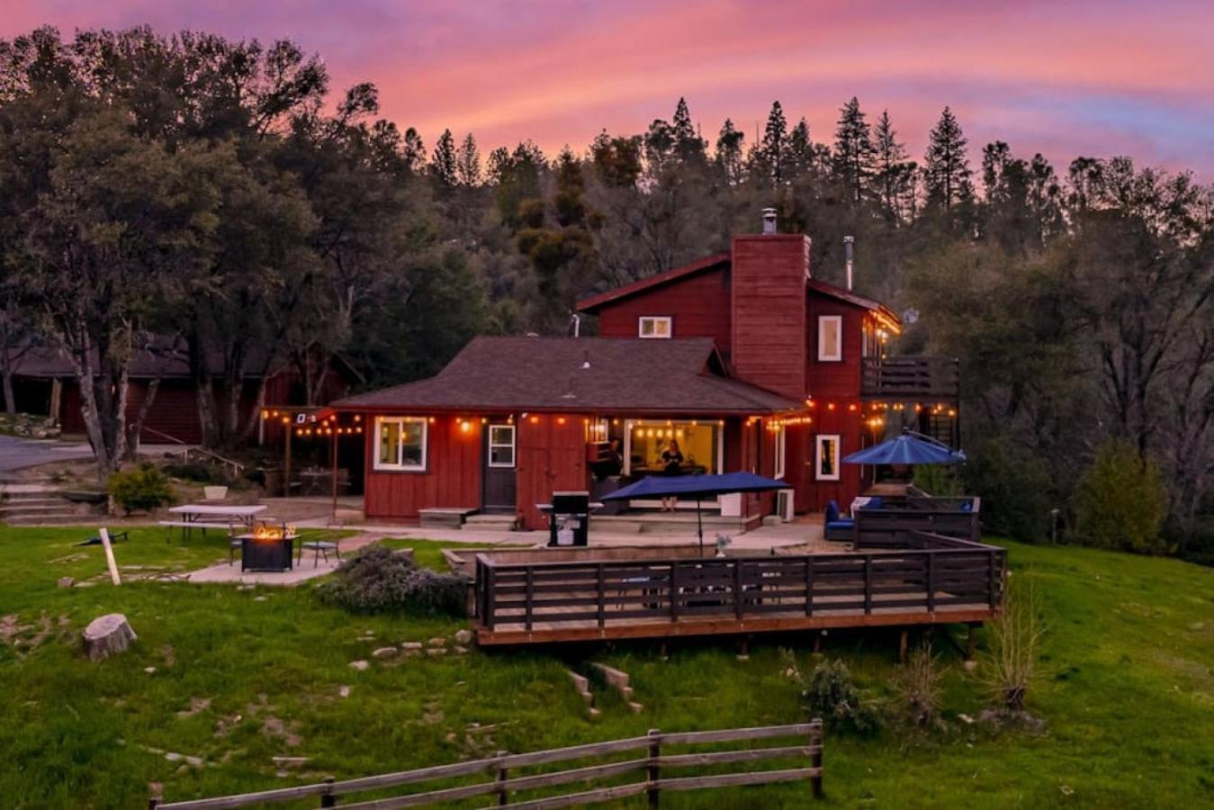 North Fork Sierra Vista Lookout Lodge With Creek, Waterfall And Waterholes, Minutes From Bass Lake And Yosemite South Gate מראה חיצוני תמונה